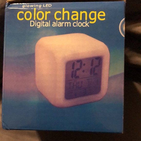 Color Changing Digital Alarm Clock - Picture 3 of 8